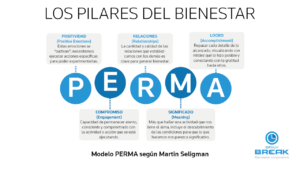 Imagen ilustrativa con una Descripción del Modelo PERMA